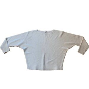 Cyrus Lightweight Cream Cropped Sweatshirt